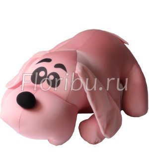 Собака Джой розовая Игрушка-подушка, 51 см.