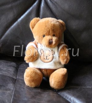 Медвежонок-малыш коричневый 15 см
