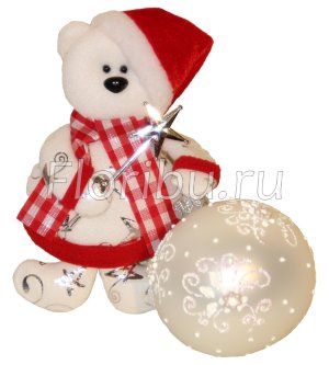 Снеговик и игрушка Сувенир, новогодний шар